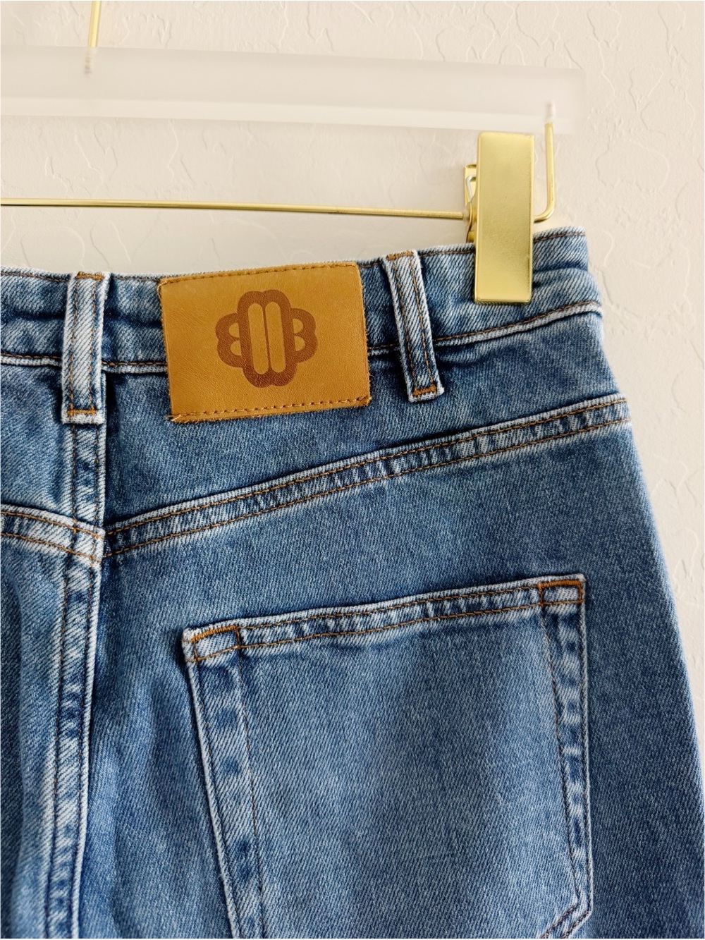 Maje Papala High Rise Ankle Flare Jeans with Front Patch Pockets Size 38/6 - Picture 13 of 16